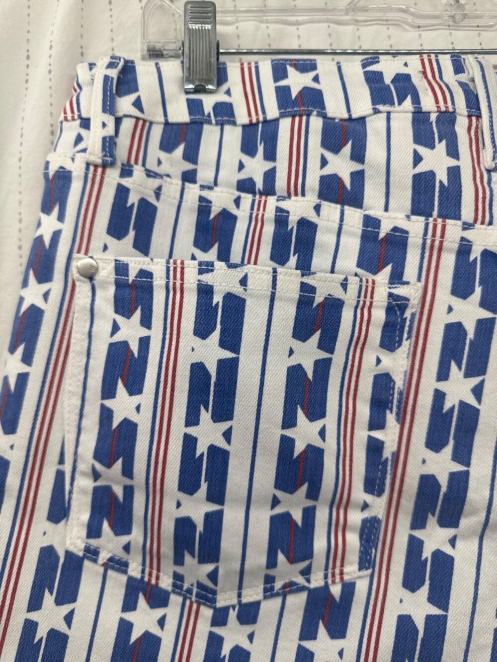 Judy Blue Women Short Sz XL Red/White/Blue Stars&Stripes Americana Patriotic NWT - Picture 9 of 16